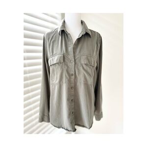 Babaton Khaki Collared Shirt